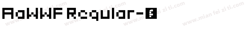 AaWWF Regular字体转换